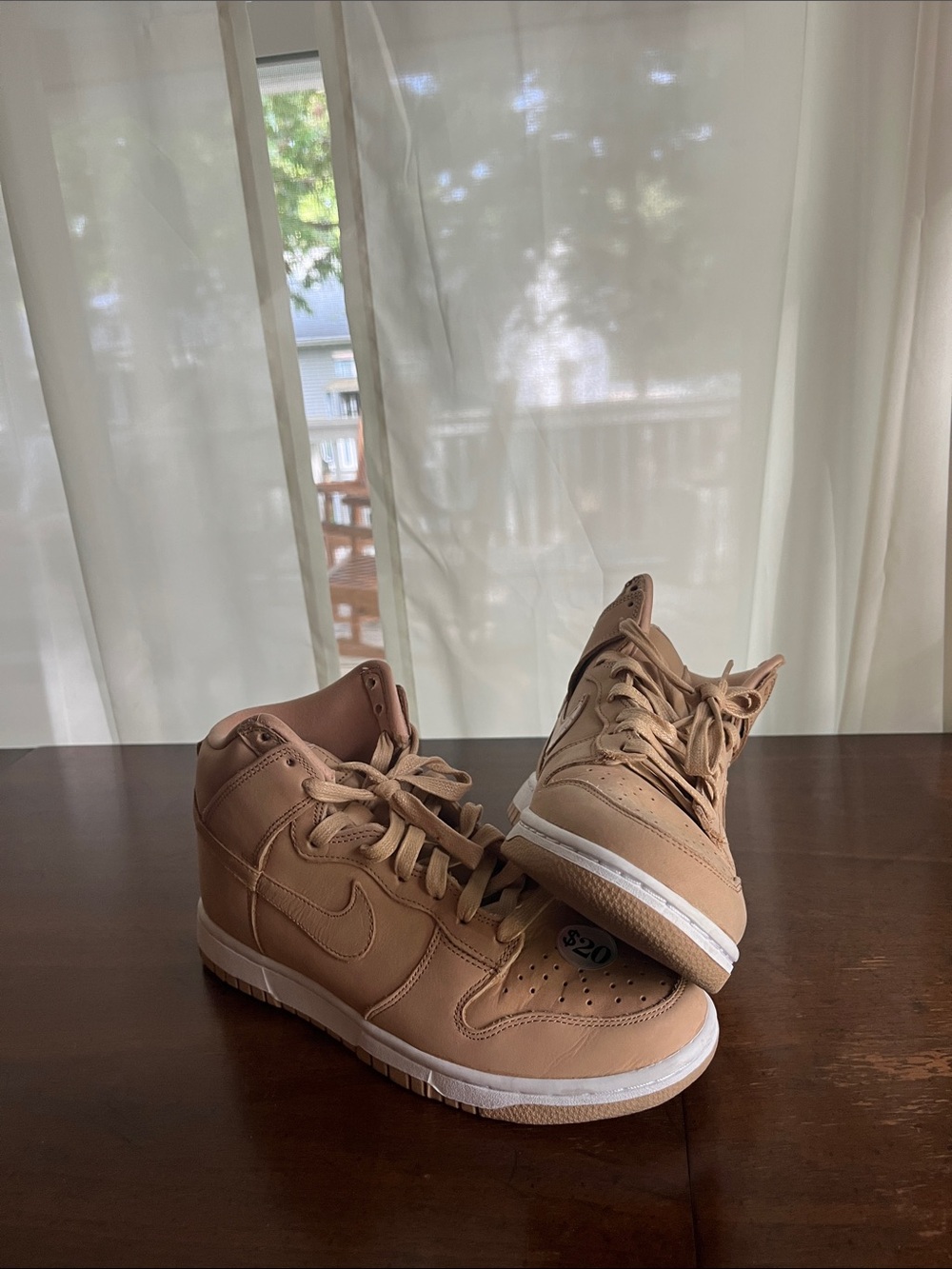 Nike Women’s Tan High-Top Athletic Sneakers